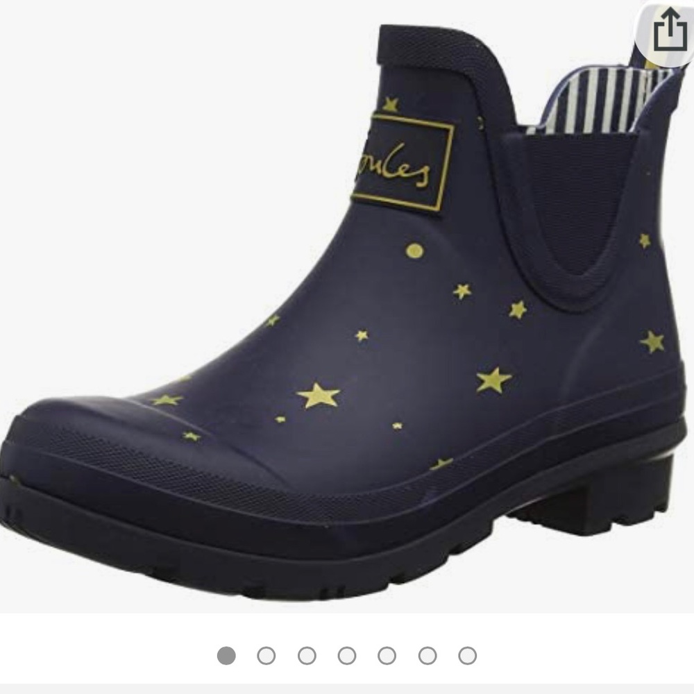 Joules “Stars”Wellibob Rain Boot Size 7